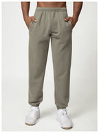 Mens Casual Activewear 50%cotton 50%polyester Hoodie Pants Set 1019-1017 - pants print logo 17