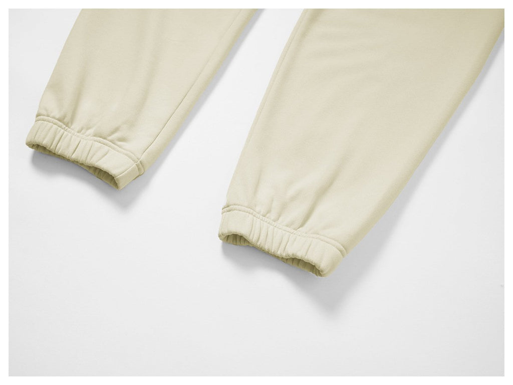 Mens Casual Activewear 50%cotton 50%polyester Hoodie Pants Set 1019-1017 - pants print logo 21