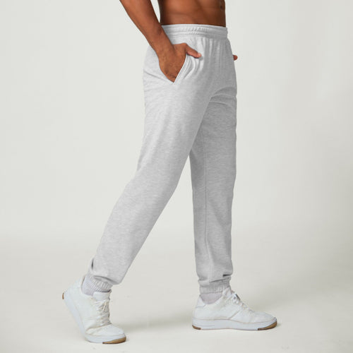 Mens Casual Activewear 50%cotton 50%polyester Hoodie Pants Set 1019-1017 - pants print logo 2