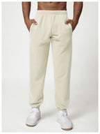 Mens Casual Activewear 50%cotton 50%polyester Hoodie Pants Set 1019-1017 - pants print logo 4