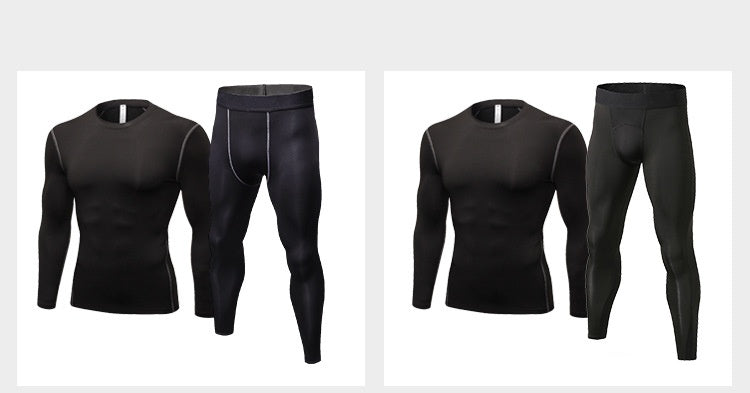 Mens Gym Compression 85%polyester 15%spandex Long Sleeve Shirt 1019 print logo 31