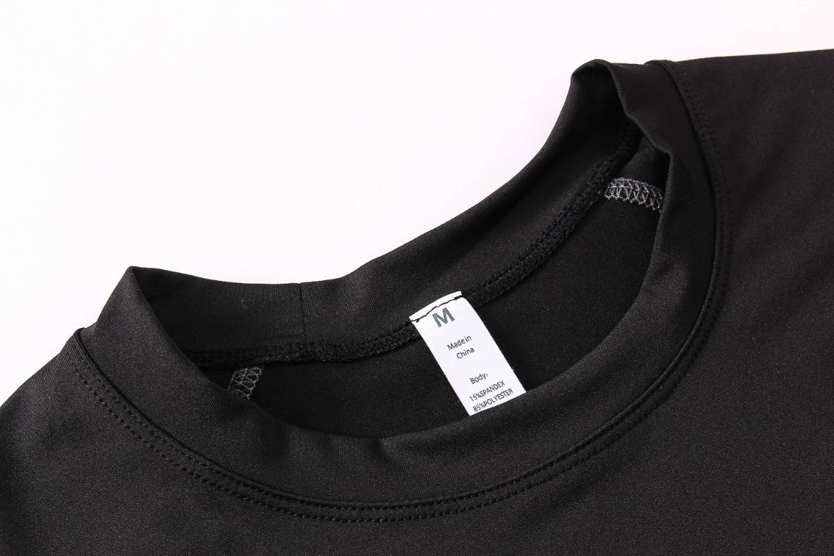Mens Gym Compression 85%polyester 15%spandex Long Sleeve Shirt 1019 print logo 52