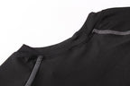 Mens Gym Compression 85%polyester 15%spandex Long Sleeve Shirt 1019 print logo 54