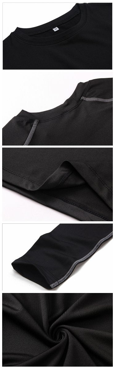 Mens Gym Compression 85%polyester 15%spandex Long Sleeve Shirt 1019 print logo 56