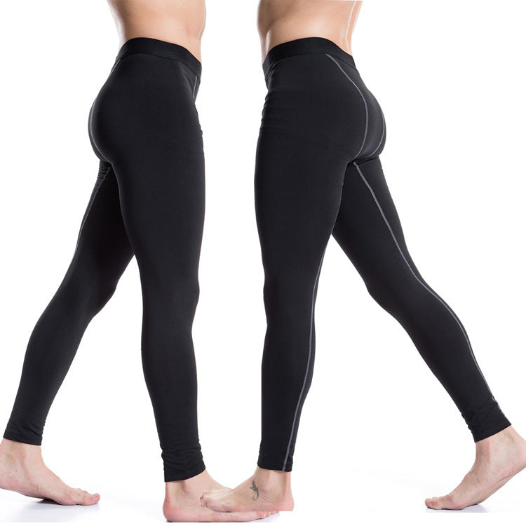 Mens Compression Training 85%polyester 15%spandex Pants 1022 print logo 10