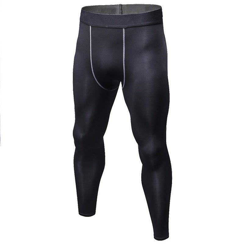 Mens Compression Training 85%polyester 15%spandex Pants 1022 print logo 12
