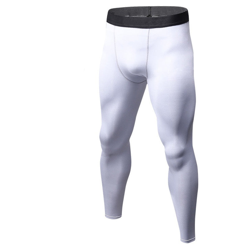 Mens Compression Training 85%polyester 15%spandex Pants 1022 print logo 16