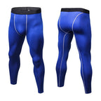Mens Compression Training 85%polyester 15%spandex Pants 1022 print logo 2