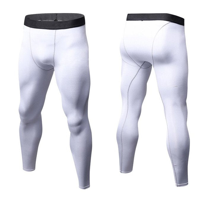 Mens Compression Training 85%polyester 15%spandex Pants 1022 print logo 20