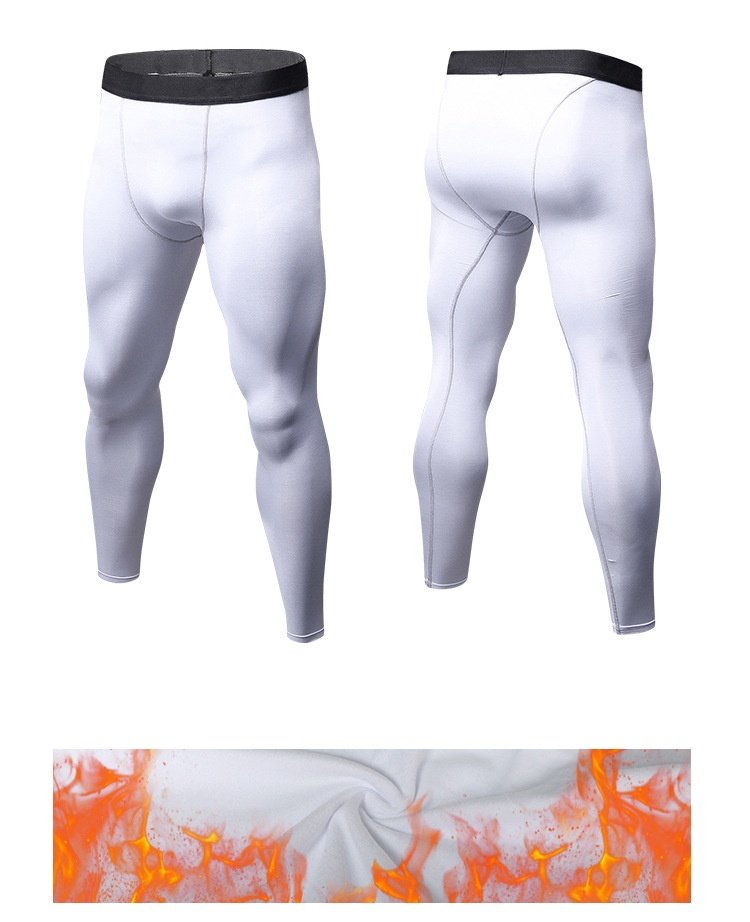 Mens Compression Training 85%polyester 15%spandex Pants 1022 print logo 26
