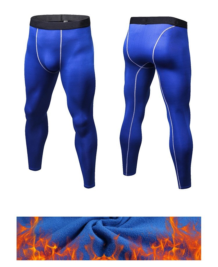 Mens Compression Training 85%polyester 15%spandex Pants 1022 print logo 27