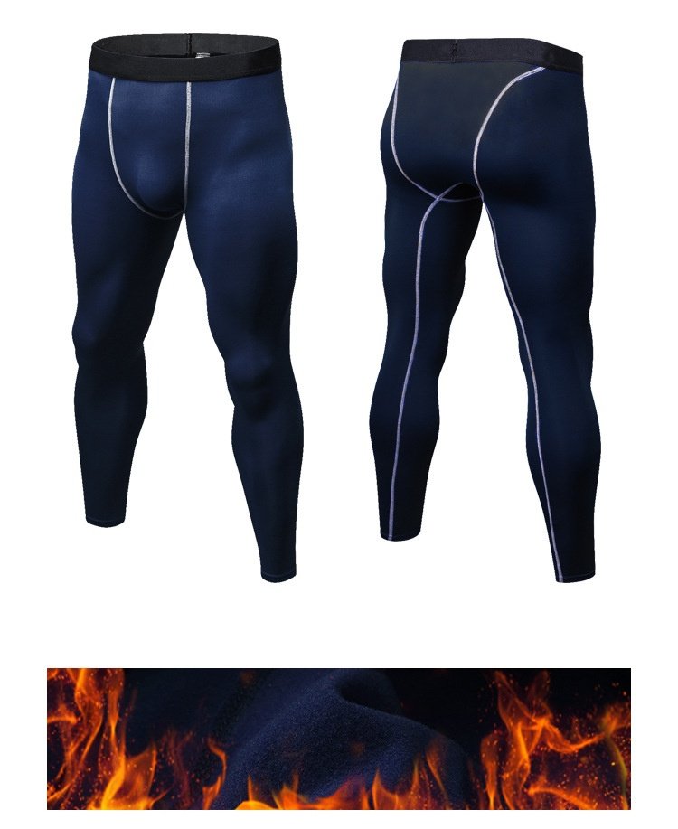 Mens Compression Training 85%polyester 15%spandex Pants 1022 print logo 28