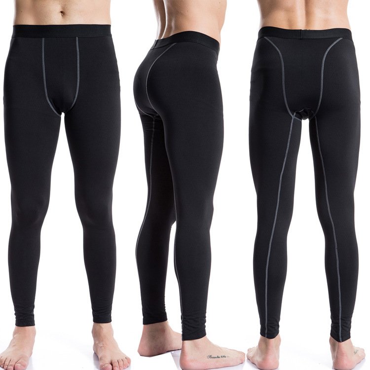 Mens Compression Training 85%polyester 15%spandex Pants 1022 print logo 30