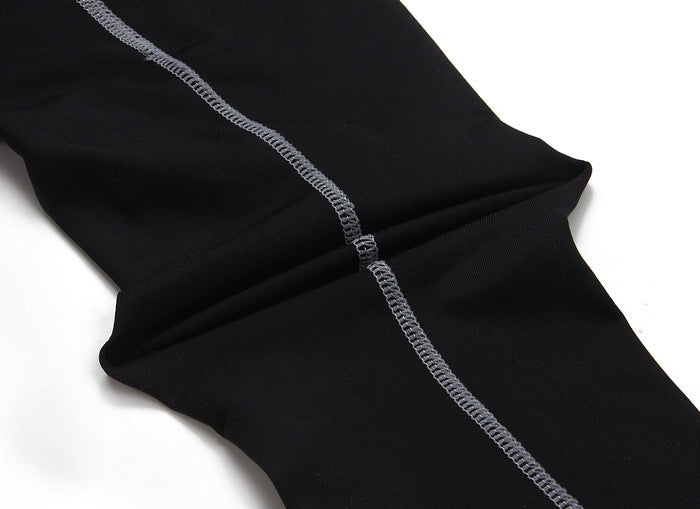 Mens Compression Training 85%polyester 15%spandex Pants 1022 print logo 38