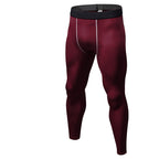 Mens Compression Training 85%polyester 15%spandex Pants 1022 print logo 8