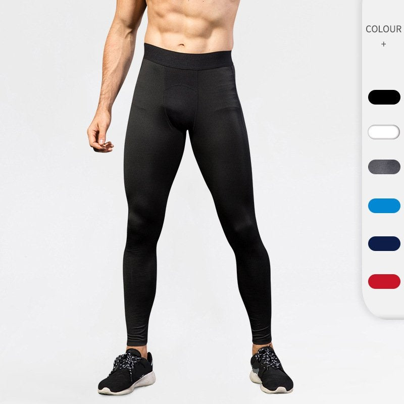 Mens Compression Running 85%polyester 15%spandex Pants 1040 print logo 10