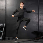 Mens Compression Running 85%polyester 15%spandex Pants 1040 print logo 12