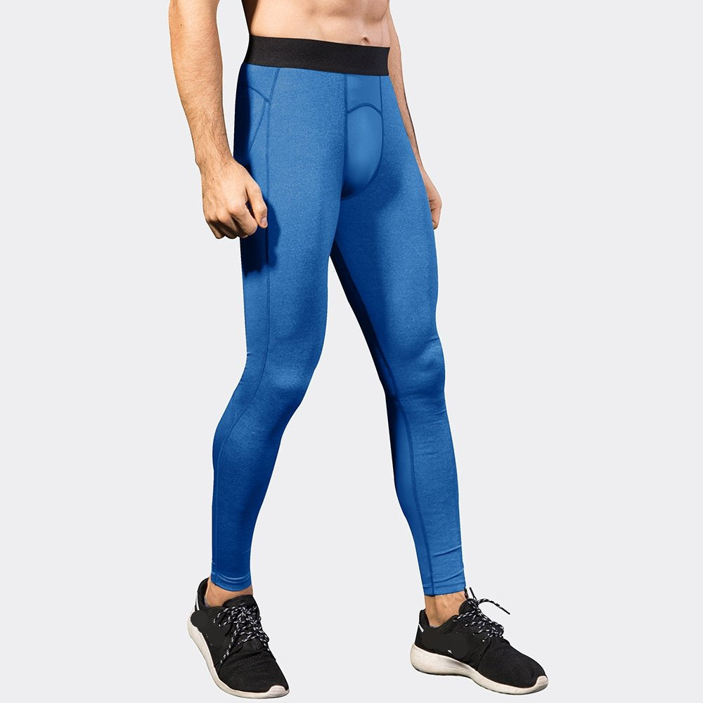 Mens Compression Running 85%polyester 15%spandex Pants 1040 print logo 18