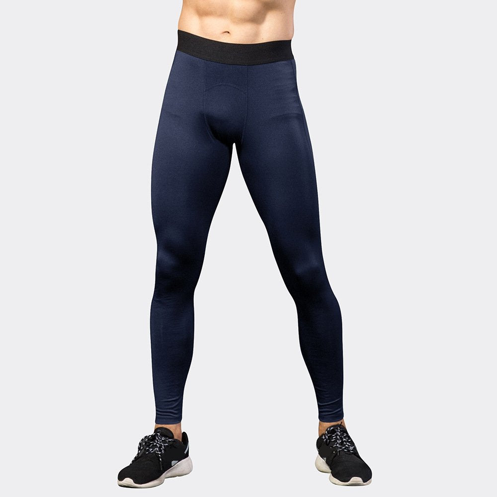 Mens Compression Running 85%polyester 15%spandex Pants 1040 print logo 19