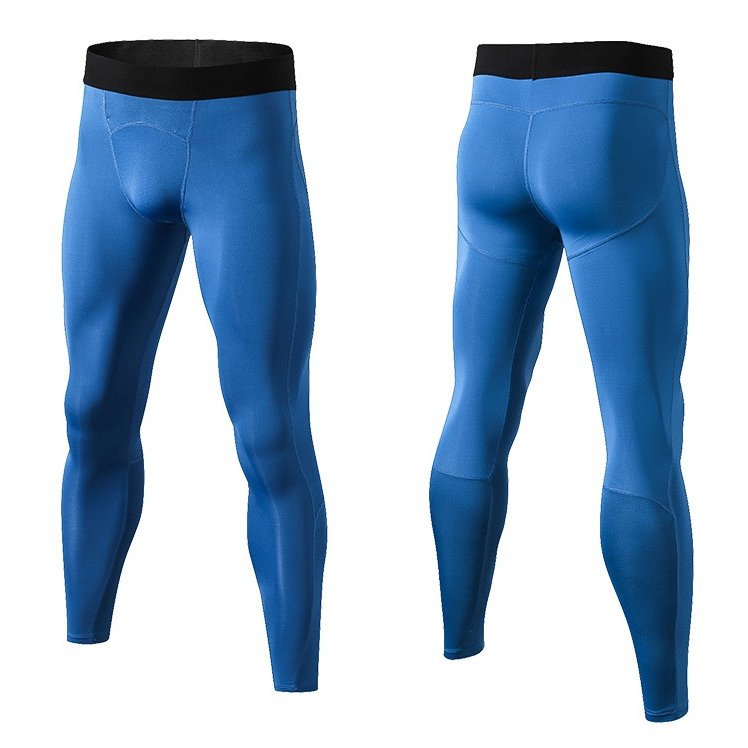 Mens Compression Running 85%polyester 15%spandex Pants 1040 print logo 2