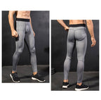 Mens Compression Running 85%polyester 15%spandex Pants 1040 print logo 28