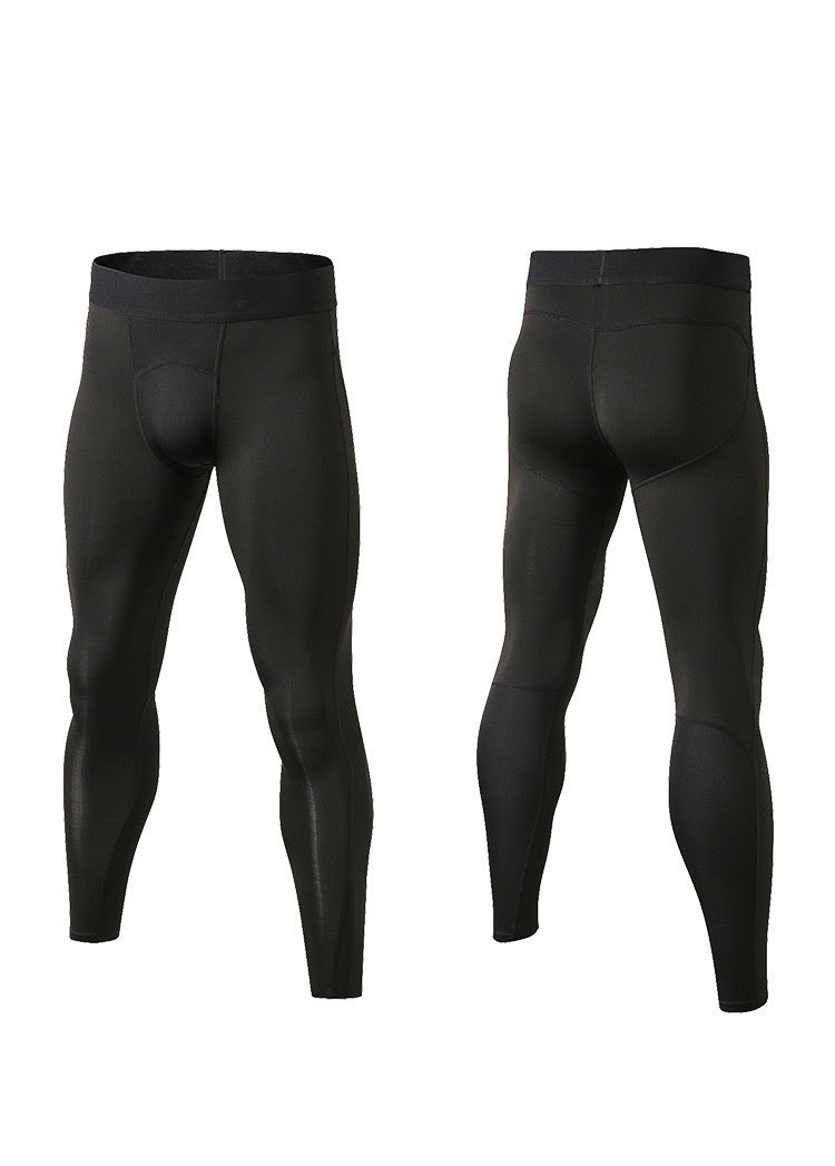 Mens Compression Running 85%polyester 15%spandex Pants 1040 print logo 30