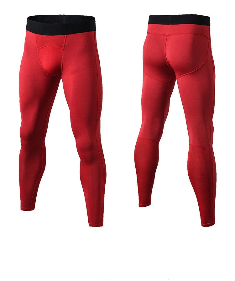 Mens Compression Running 85%polyester 15%spandex Pants 1040 print logo 33