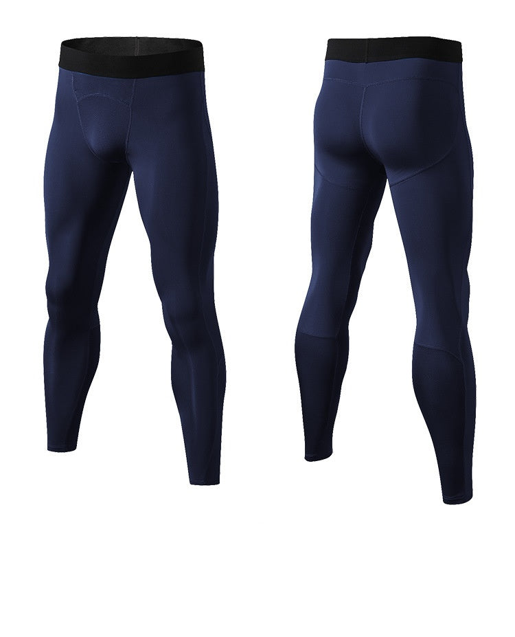 Mens Compression Running 85%polyester 15%spandex Pants 1040 print logo 35