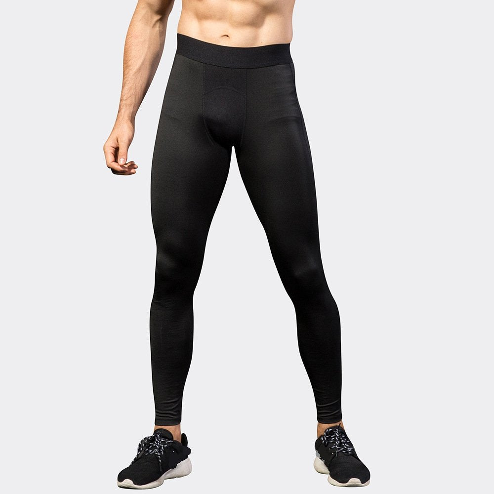 Mens Compression Running 85%polyester 15%spandex Pants 1040 print logo 6