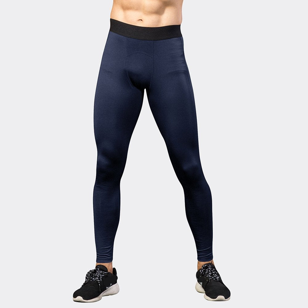 Mens Compression Running 85%polyester 15%spandex Pants 1040 print logo 8