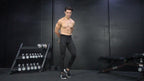 Mens Compression Running 85%polyester 15%spandex Pants 1040 print logo 9