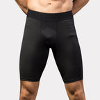 Mens Sports Running 85%polyester 15%spandex Compression Shorts print logo 19