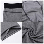 Mens Sports Running 85%polyester 15%spandex Compression Shorts print logo 23