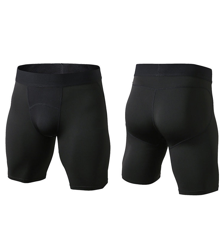 Mens Sports Running 85%polyester 15%spandex Compression Shorts print logo 30