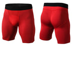 Mens Sports Running 85%polyester 15%spandex Compression Shorts print logo 33