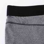 Mens Sports Running 85%polyester 15%spandex Compression Shorts print logo 37