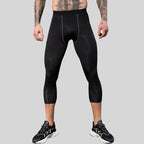 Mens Compression Gym 85%polyester 15%spandex Pants 1050 print logo 1