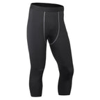 Mens Compression Gym 85%polyester 15%spandex Pants 1050 print logo 13