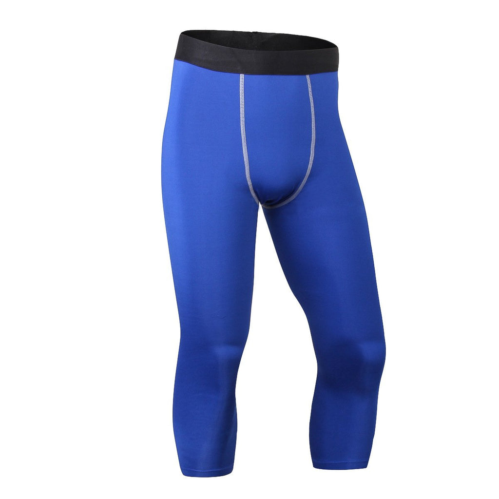 Mens Compression Gym 85%polyester 15%spandex Pants 1050 print logo 17