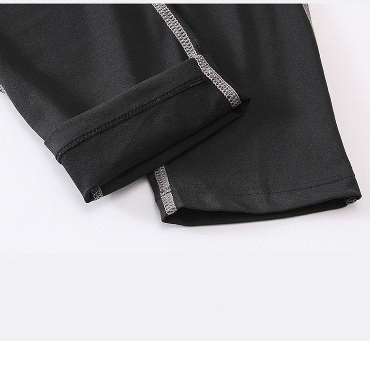 Mens Compression Gym 85%polyester 15%spandex Pants 1050 print logo 25
