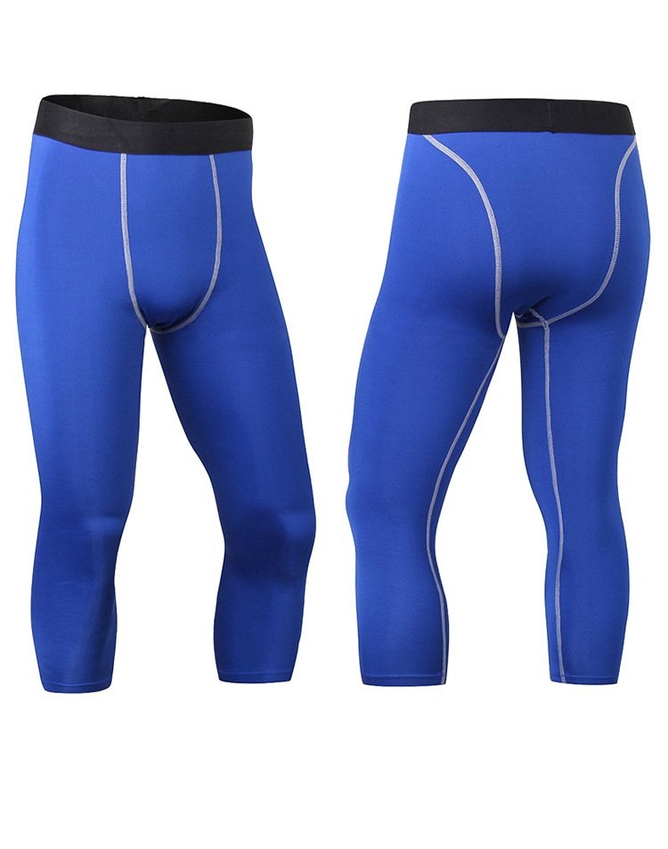 Mens Compression Gym 85%polyester 15%spandex Pants 1050 print logo 32