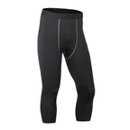 Mens Compression Gym 85%polyester 15%spandex Pants 1050 print logo 8
