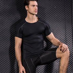 Mens Sportswear Compression 85%polyester 15%spandex Tshirt 1053 print logo 40