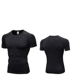 Mens Sportswear Compression 85%polyester 15%spandex Tshirt 1053 print logo 53