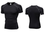 Mens Sportswear Compression 85%polyester 15%spandex Tshirt 1053 print logo 54