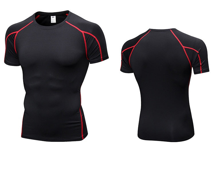 Mens Sportswear Compression 85%polyester 15%spandex Tshirt 1053 print logo 56