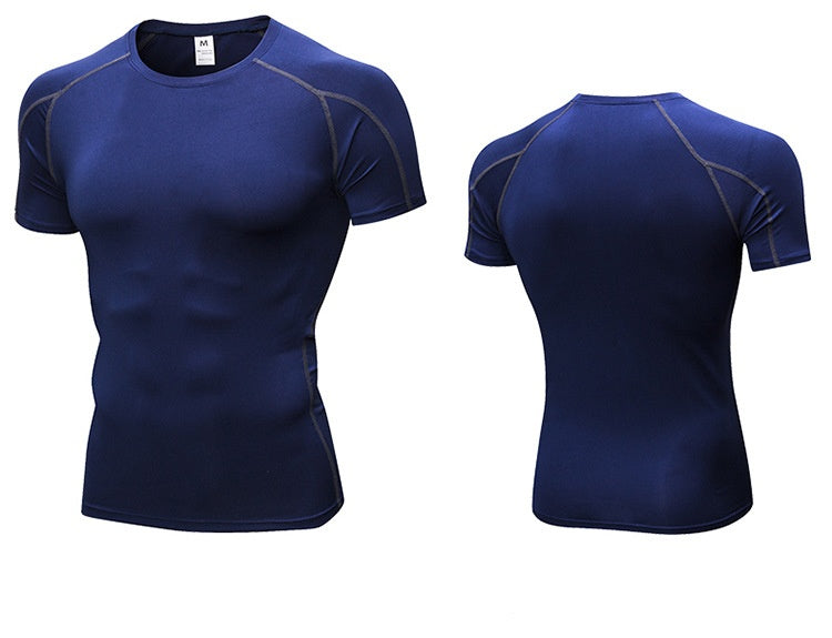 Mens Sportswear Compression 85%polyester 15%spandex Tshirt 1053 print logo 57
