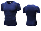 Mens Sportswear Compression 85%polyester 15%spandex Tshirt 1053 print logo 57