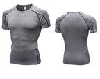 Mens Sportswear Compression 85%polyester 15%spandex Tshirt 1053 print logo 58