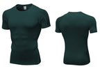 Mens Sportswear Compression 85%polyester 15%spandex Tshirt 1053 print logo 64
